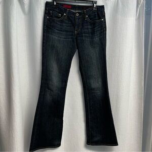ADRIANA Goldschmidt Women’s The Club Low Rise Bootcut Blue Jeans 28R